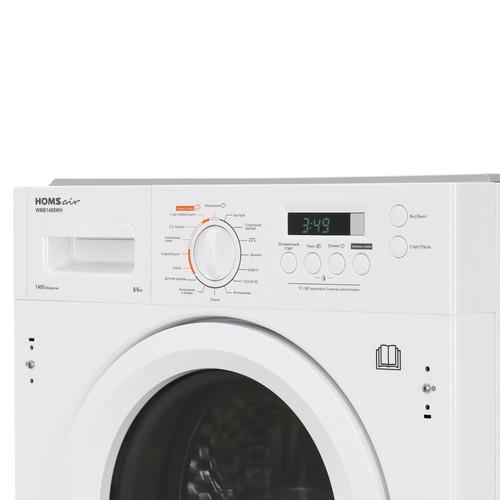 Встраиваемая стирально-сушильная машина HOMSair WMB1486WH — дополнительный ракурс