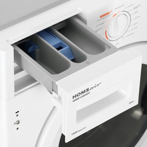 Встраиваемая стирально-сушильная машина HOMSair WMB1486WH