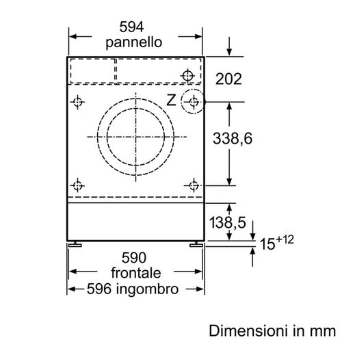 Встраиваемая стиральная машина Bosch WIW28542EU