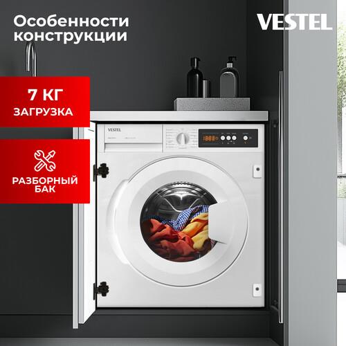 Встраиваемая стиральная машина VESTEL WMBI7100T1W